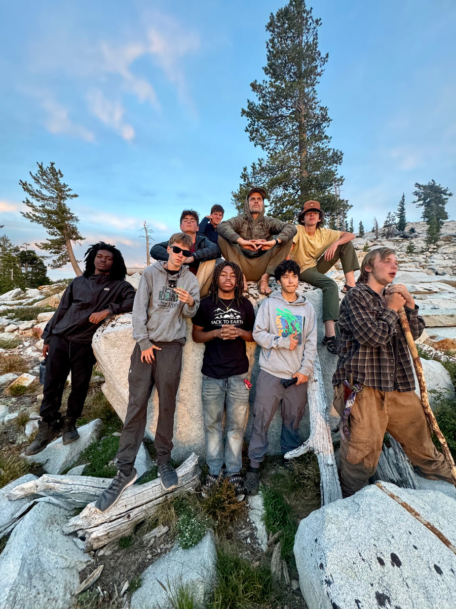 A group gathering outdoors