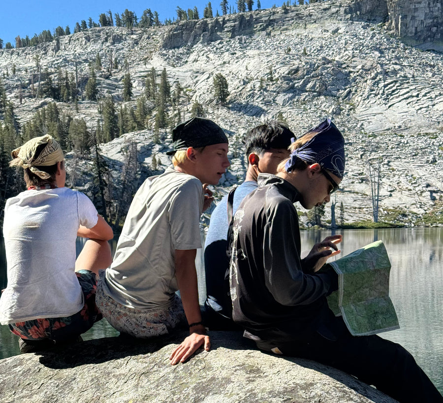 Camp in the Sierras