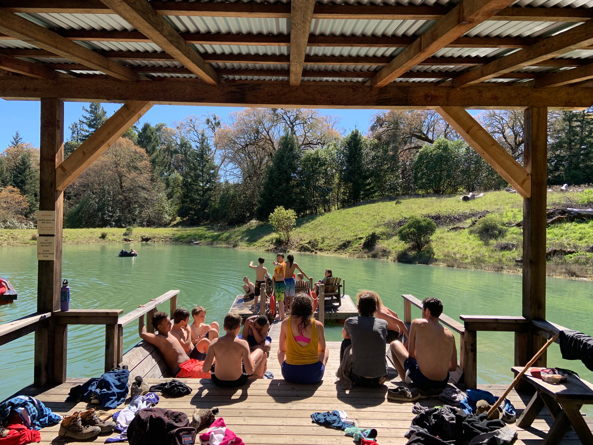 School cohort on a wilderness trip