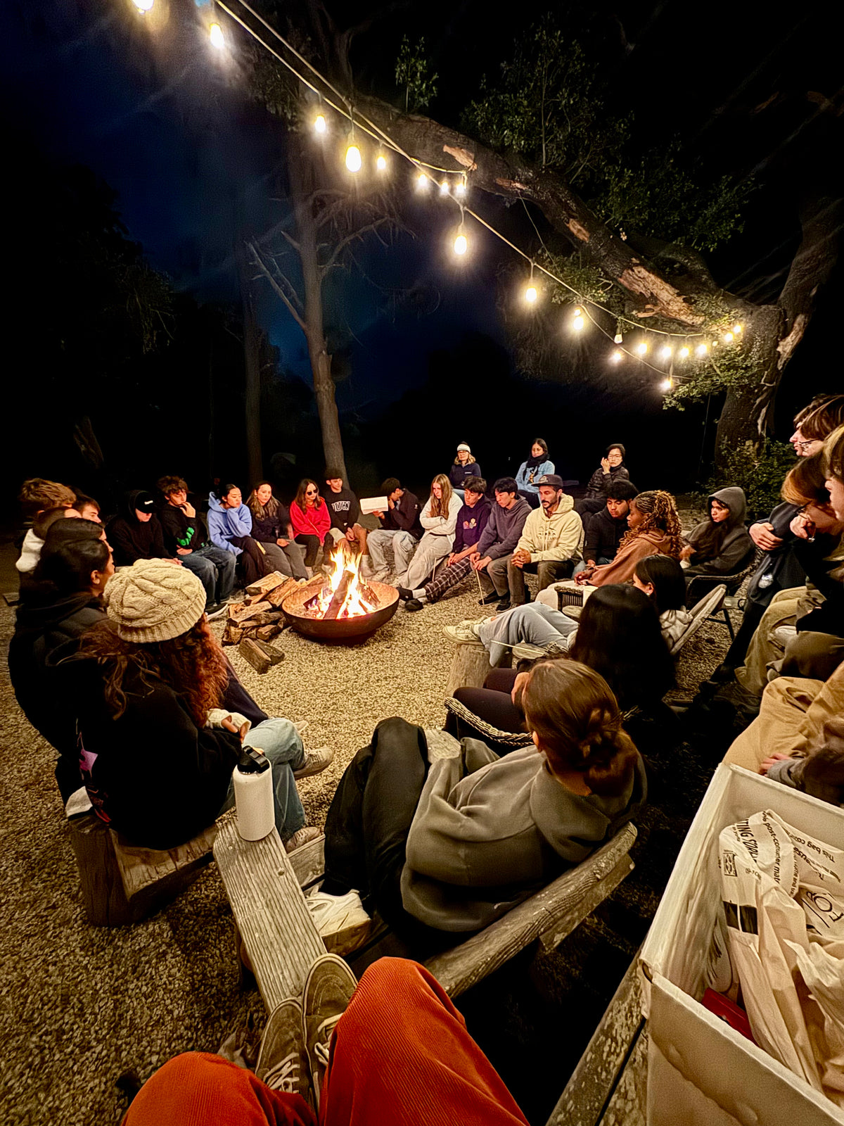 School cohort on a wilderness trip